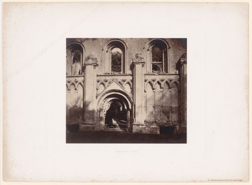 South side of St. Joseph's Chapel, Glastonbury Abbey, Glastonbury, England