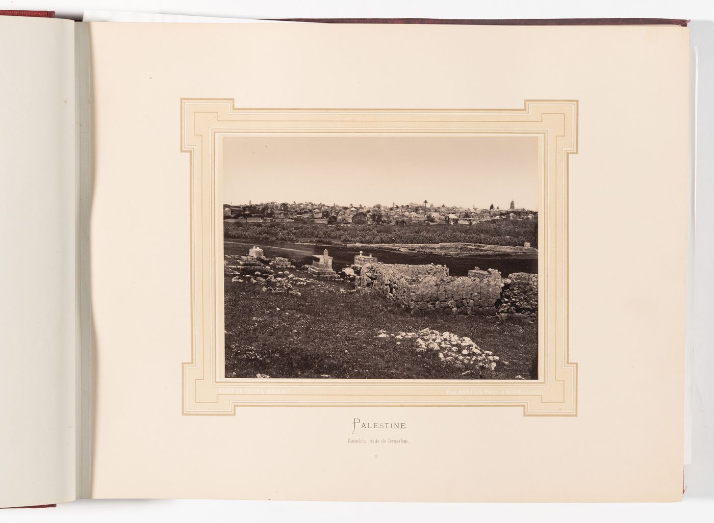 Rameleh, route de Jerusalem