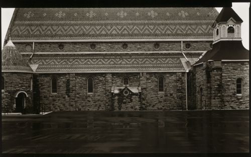 Facade of St. Mary's Church, Gananoque, Ontario, Canada