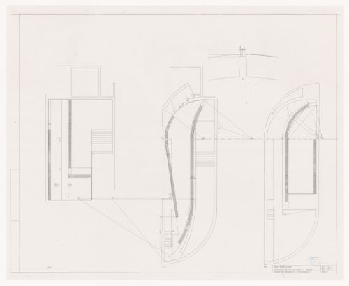 Plans showing layout of lighting for Banco Borges & Irmão II [Borges & Irmão bank II], Vila do Conde, Portugal