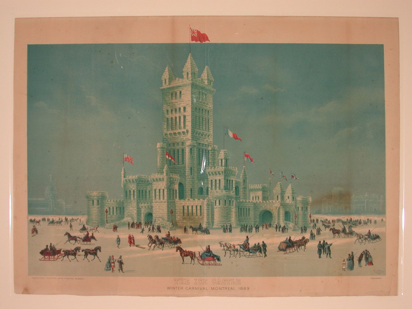 The Ice Castle - Winter Carnival Montreal 1880 (supplement Montreal Star Carnival Number)