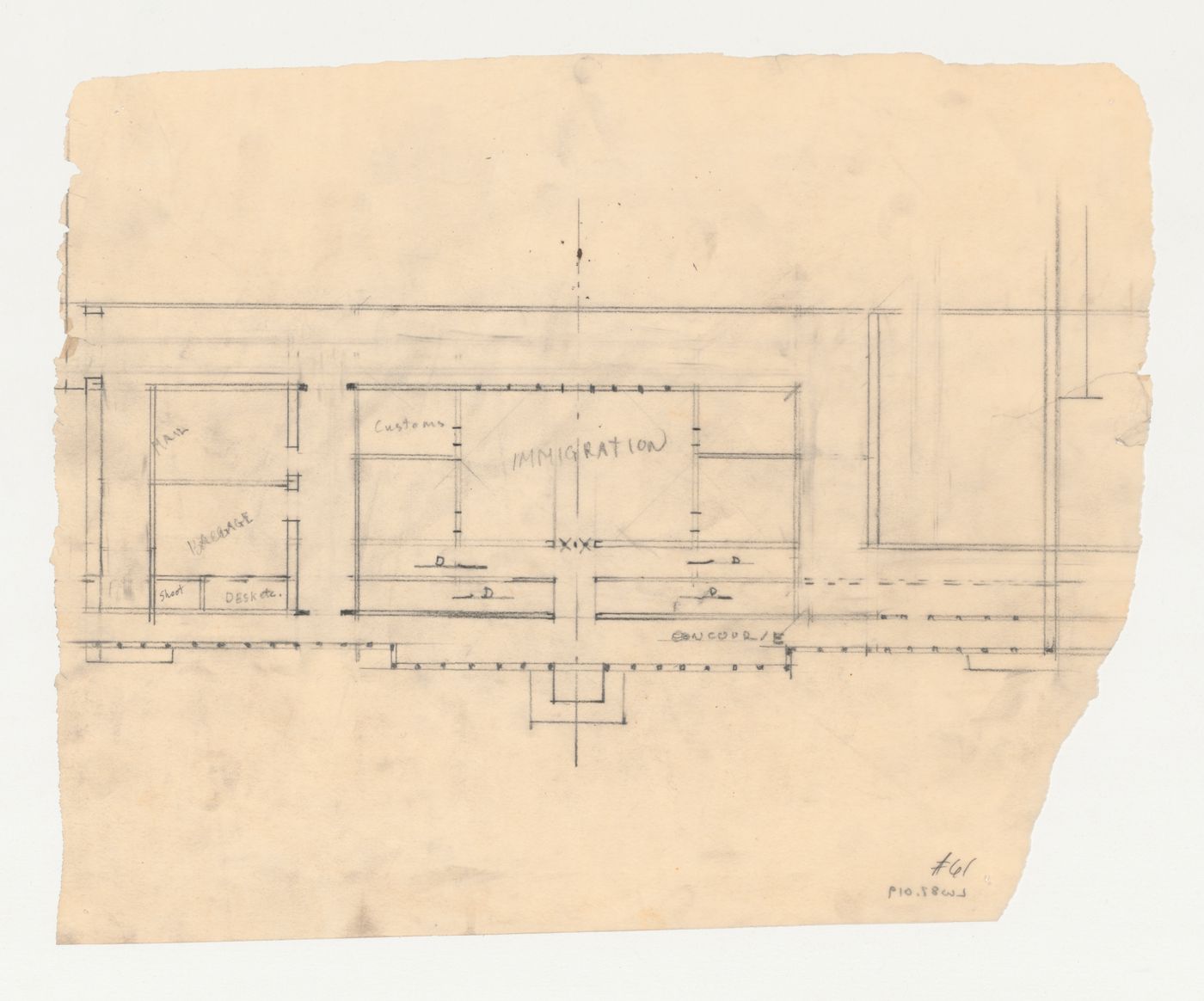 Lehigh Airports Competition Entry: Preliminary ground plan for the station