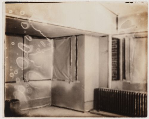 Interior view of Darwin D. Martin House under construction, Buffalo, New York