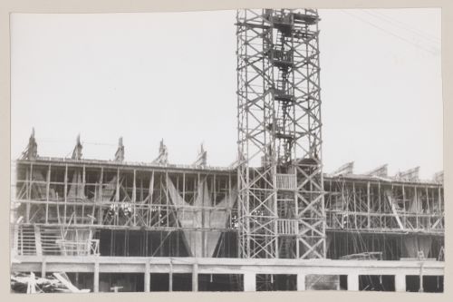 View of Governor Juscelino Kubitschek's Complex, under construction, Belo Horizonte, Brazil
