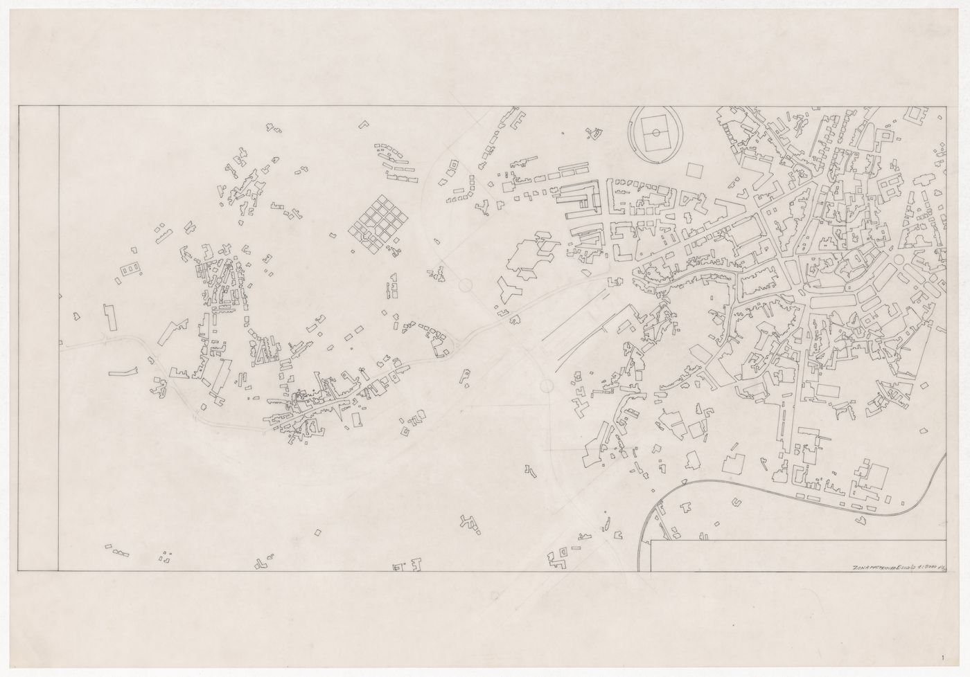 Site plan for Plano Urbanístico e Central de Camionagem, Guimarães, Portugal