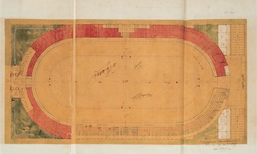 Hippodrome national, Paris: Plan