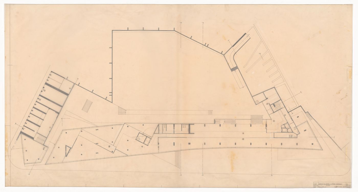 Fifth floor plan for Edifício de Escritórios na Av. D. Afonso Henriques, Porto, Portugal