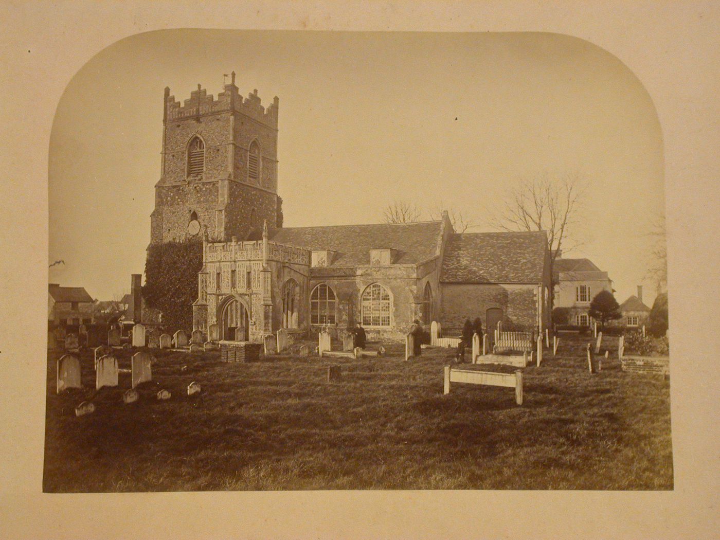 View of a church, probably St. Mary the Virgin, Ardleigh, Essex, England