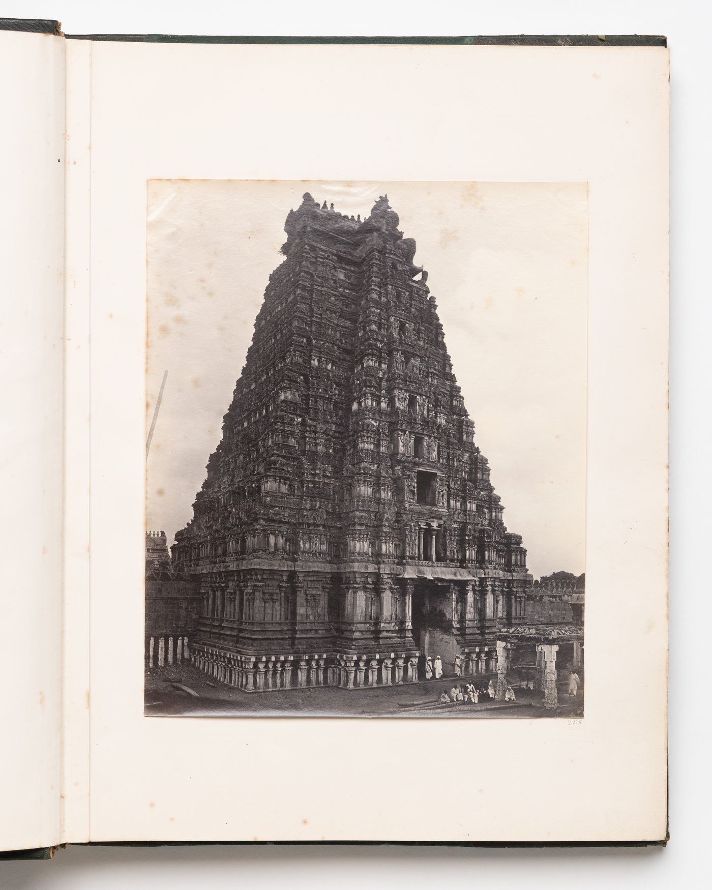 View of the gopura to the Sri Ranganatha Temple complex, Seringham (now Srirangam), India