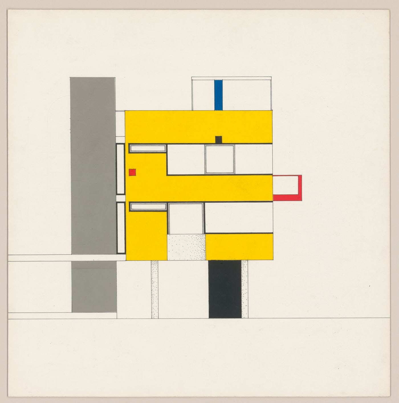 Elevation for Bernstein House