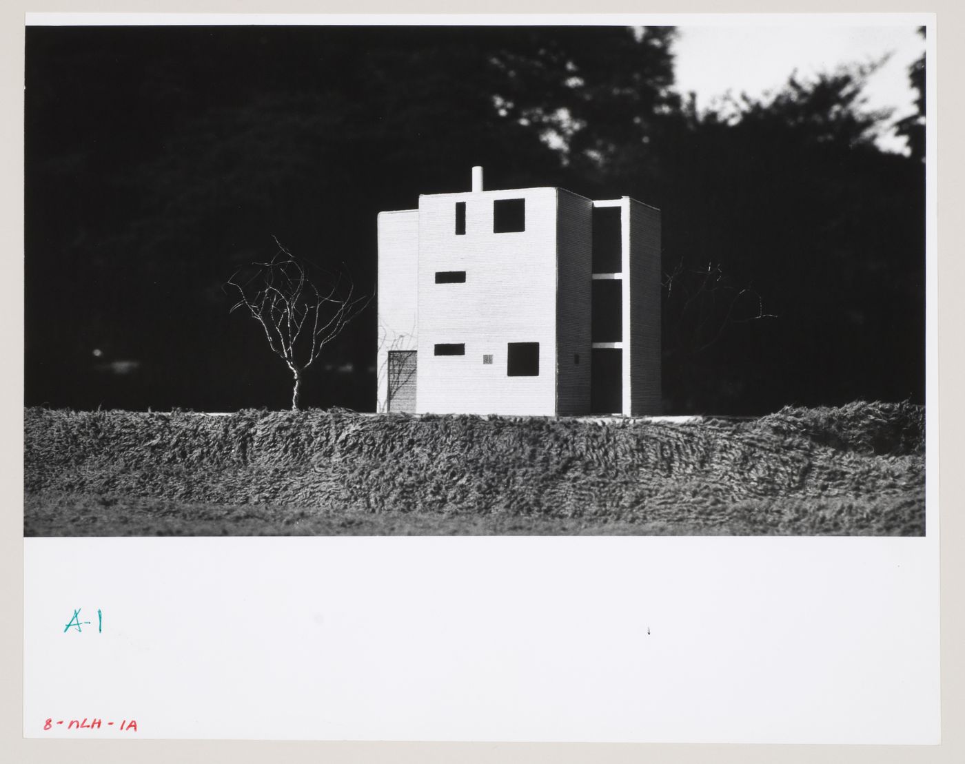 House in North London, Mill Hill, London, England: view of model
