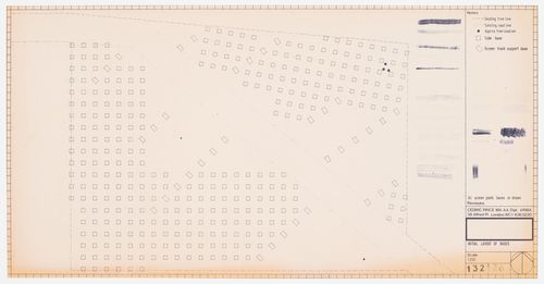 Generator: Site plan showing initial layout of bases
