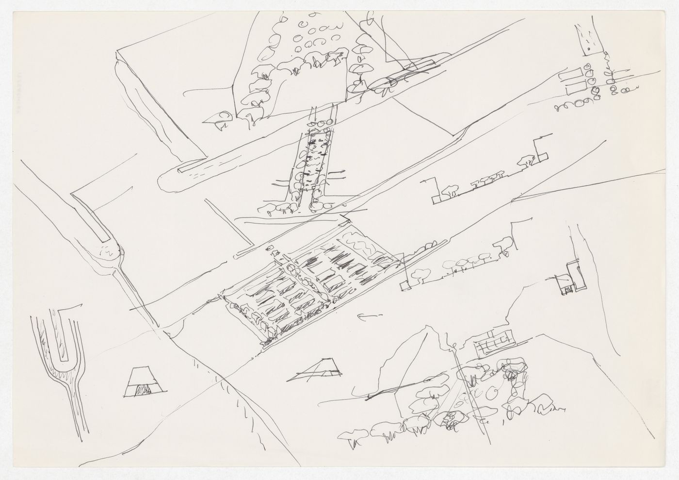 Sketch for Plano de Expansão da Cidade de Macau (Areia P. e Porto E.) [Macau City expansion plan], Macau, China
