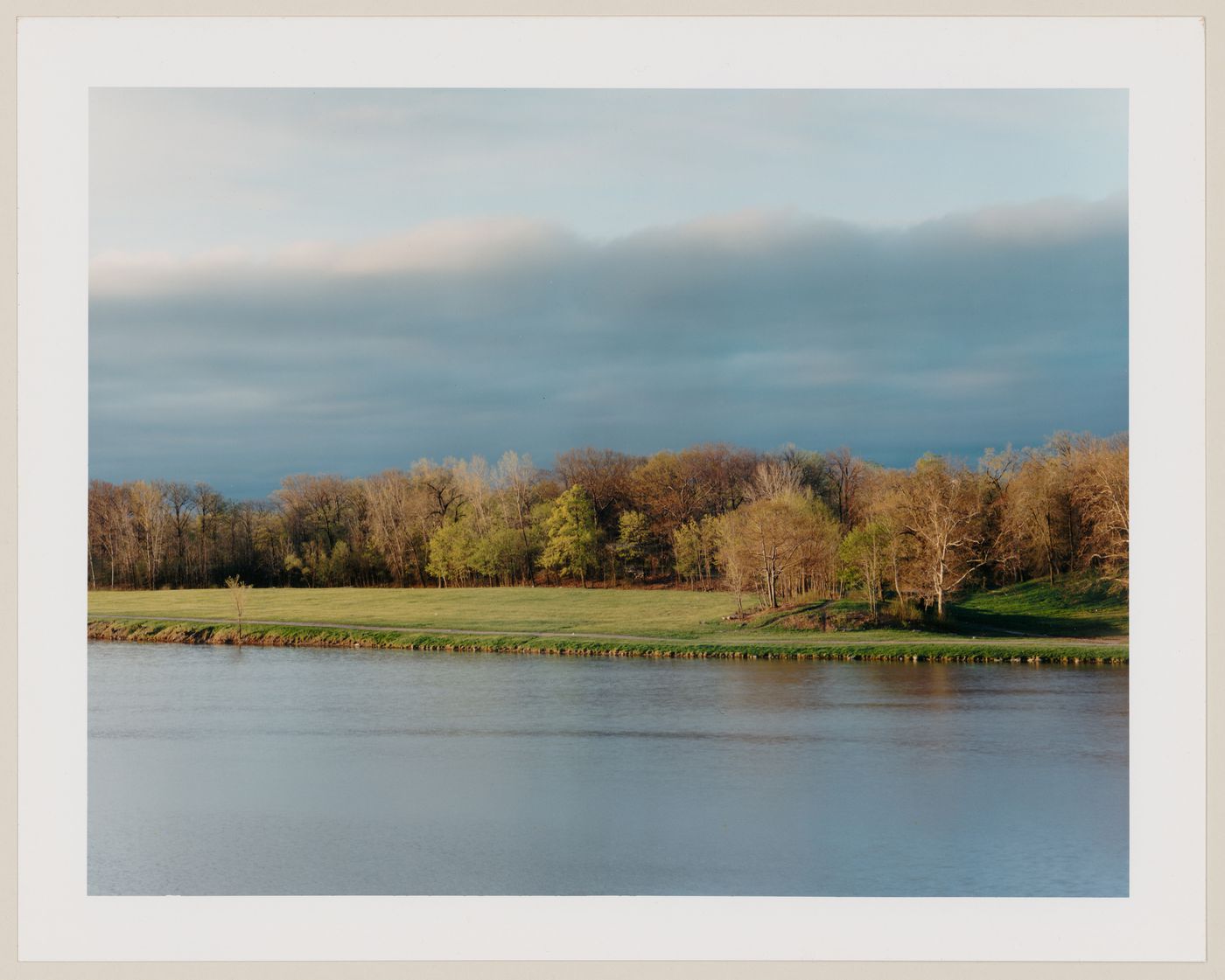 Viewing Olmsted: View of lake, Delaware Park, Buffalo, New York