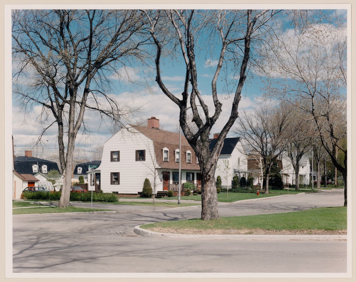 Section 1 of 2 of Panorama of rue McLeod, Arvida, Quebec