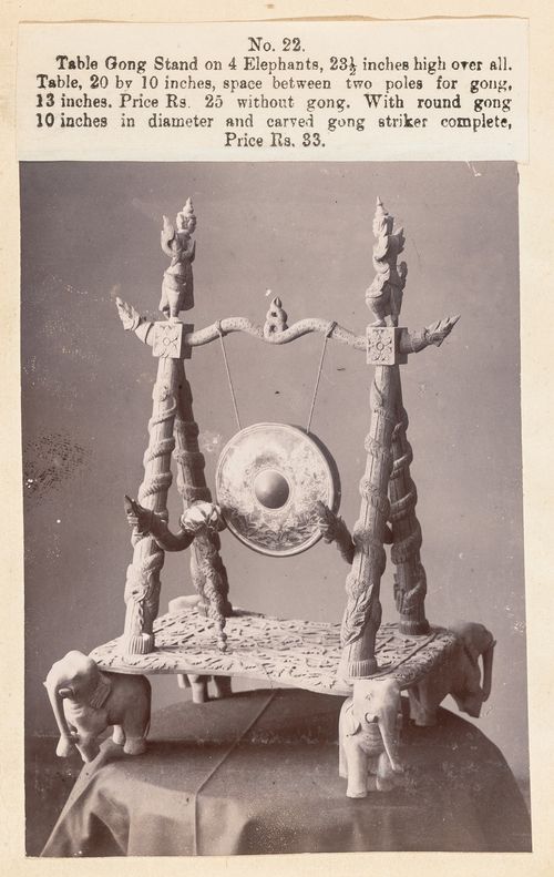 View of a stand, F. Beato Limited, C Road, Mandalay, Burma (now Myanmar)