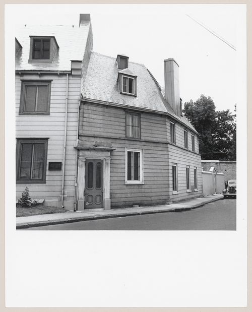 Maison sur la  rue des Remparts, Vieux- Québec, Québec