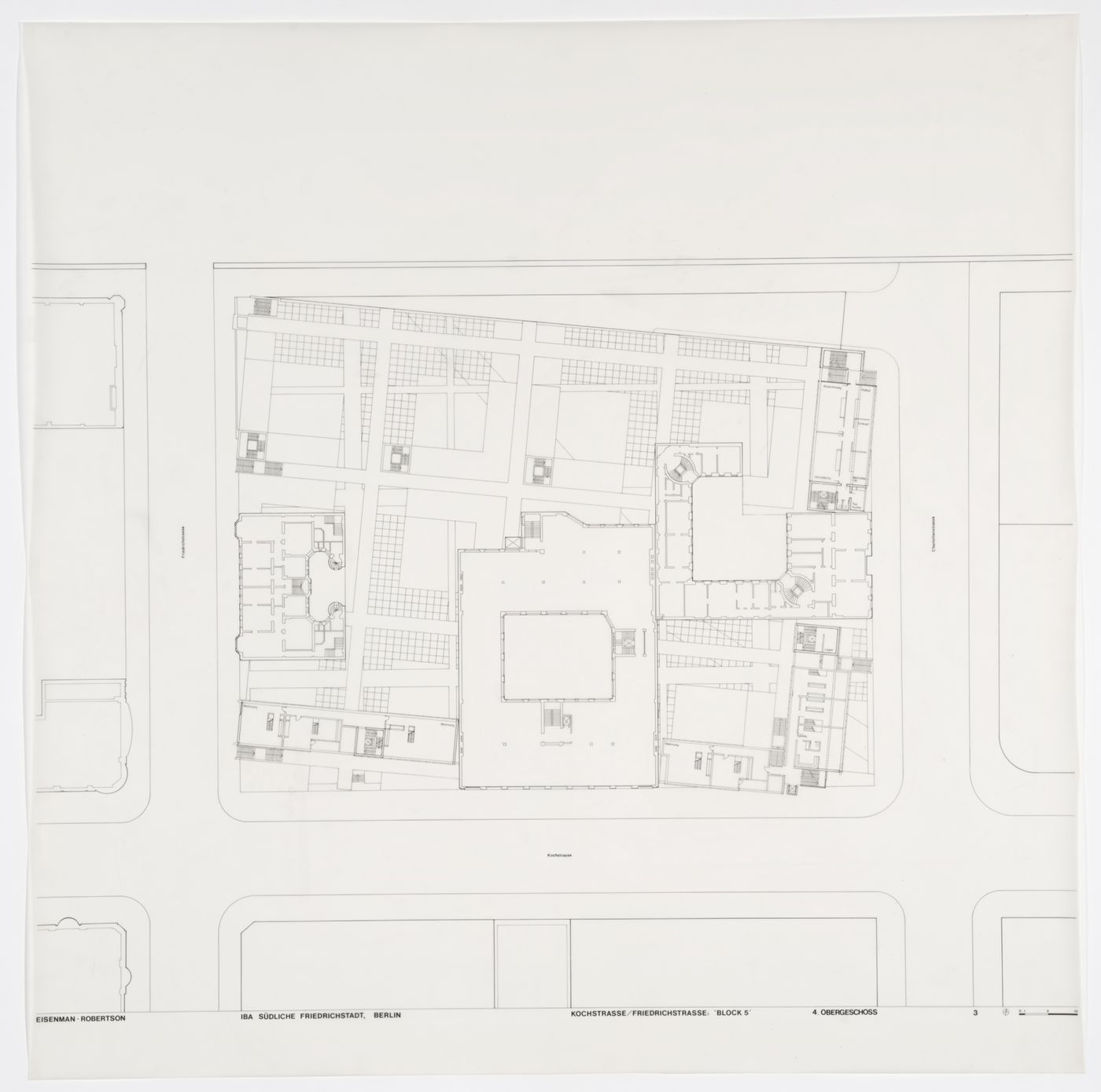 Plan for IBA Social Housing, Berlin