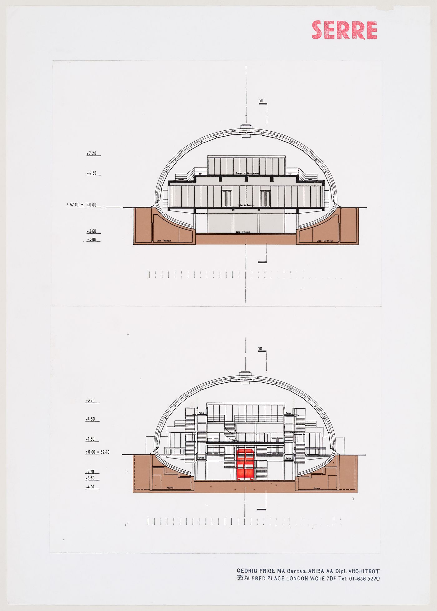 Serre (2): sections