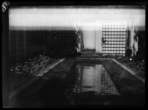 Vue du jardin du studio d'Ernest Cormier, Montréal