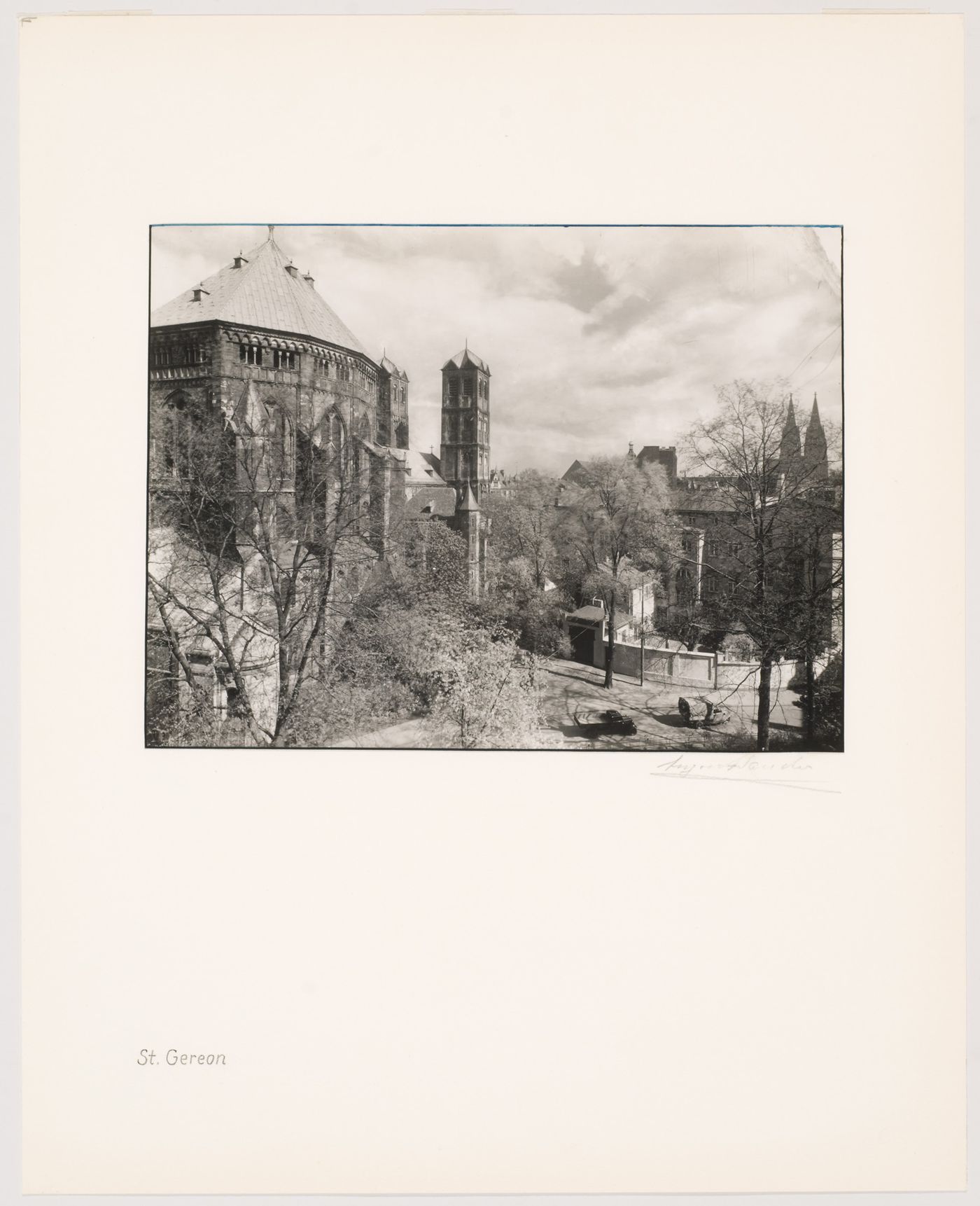 Exterior view of St. Gereon's Basilica, Cologne, Germany