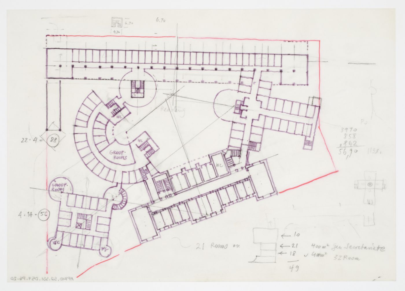 Wissenschaftszentrum, Berlin, Germany: plan