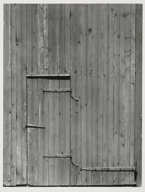 Study of wooden door and surrounding wooden wall, Bucks County, Pennsylvania
