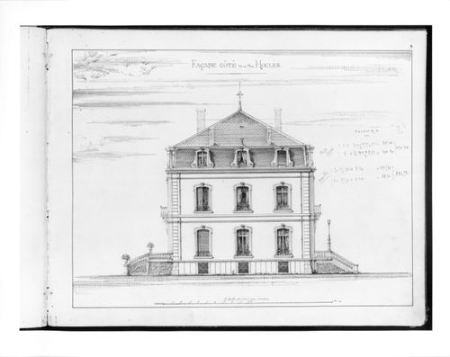 Hotel Eugene Cormouls Houles -Rue Houles elevation