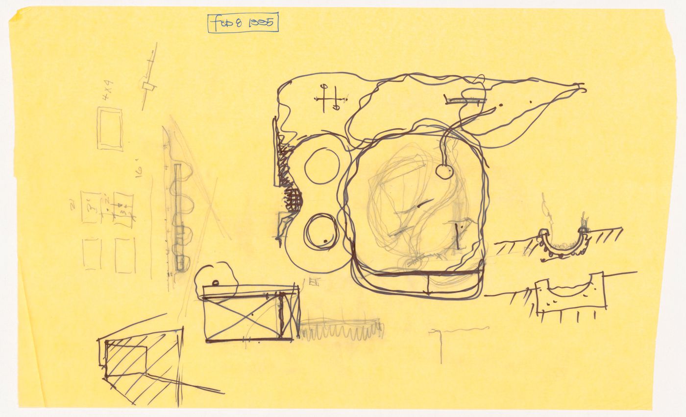 Sketches for Talmud Torah School Playground, Vancouver, British Columbia