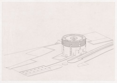 Perspective for Centro Meteorológico da Villa Olimpica, Barcelona, Spain