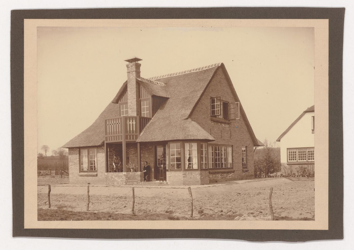 View of the house for Mr. and Mrs. van Essen-Vincker from the street, Blaricum, Netherlands