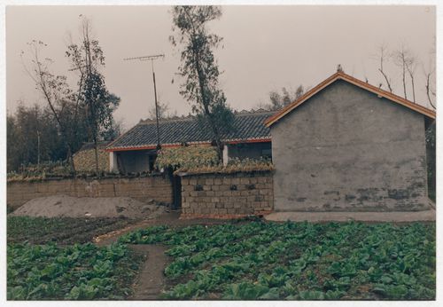 View of rural house in Sichuan province, China