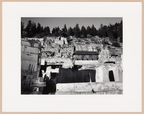 Aerial tramway ruins, Hedley mines, Hedley, British Columbia, from the series The Forms of Canadian Industrial Architecture