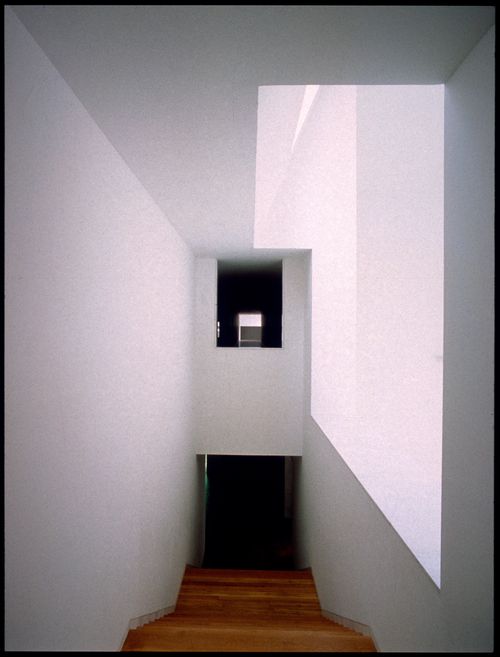 Interior view of Centro Galego de Arte Contemporânea, Santiago de Compostela, Spain