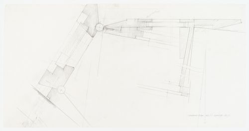 Detail of kitchen door for Casa Insinga, Milan, Italy