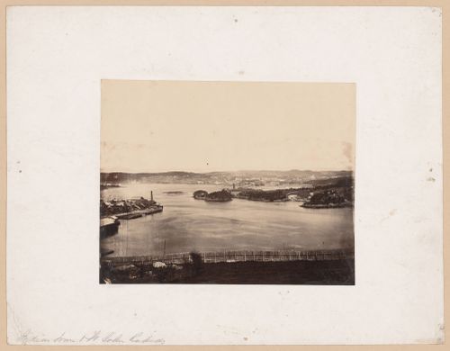 View of the old north end neighborhood of Saint John with the Saint John Rapids in the background, New Brunswick, Canada