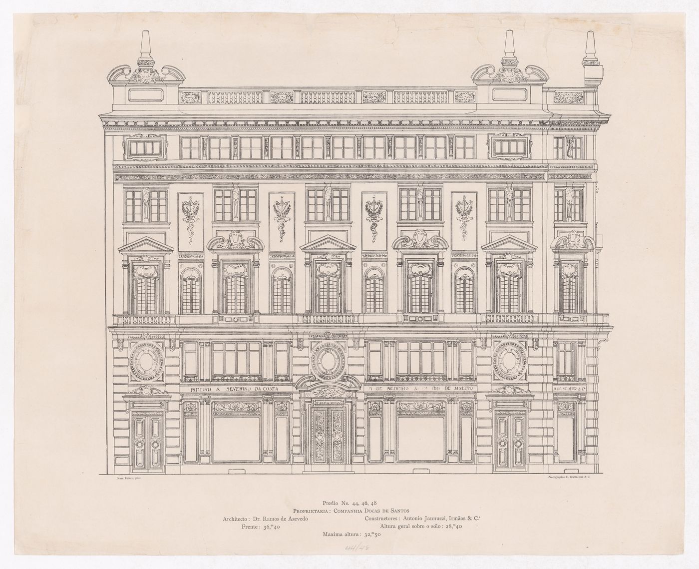 Plate from portfolio ''Avenida Central'', Brazil
