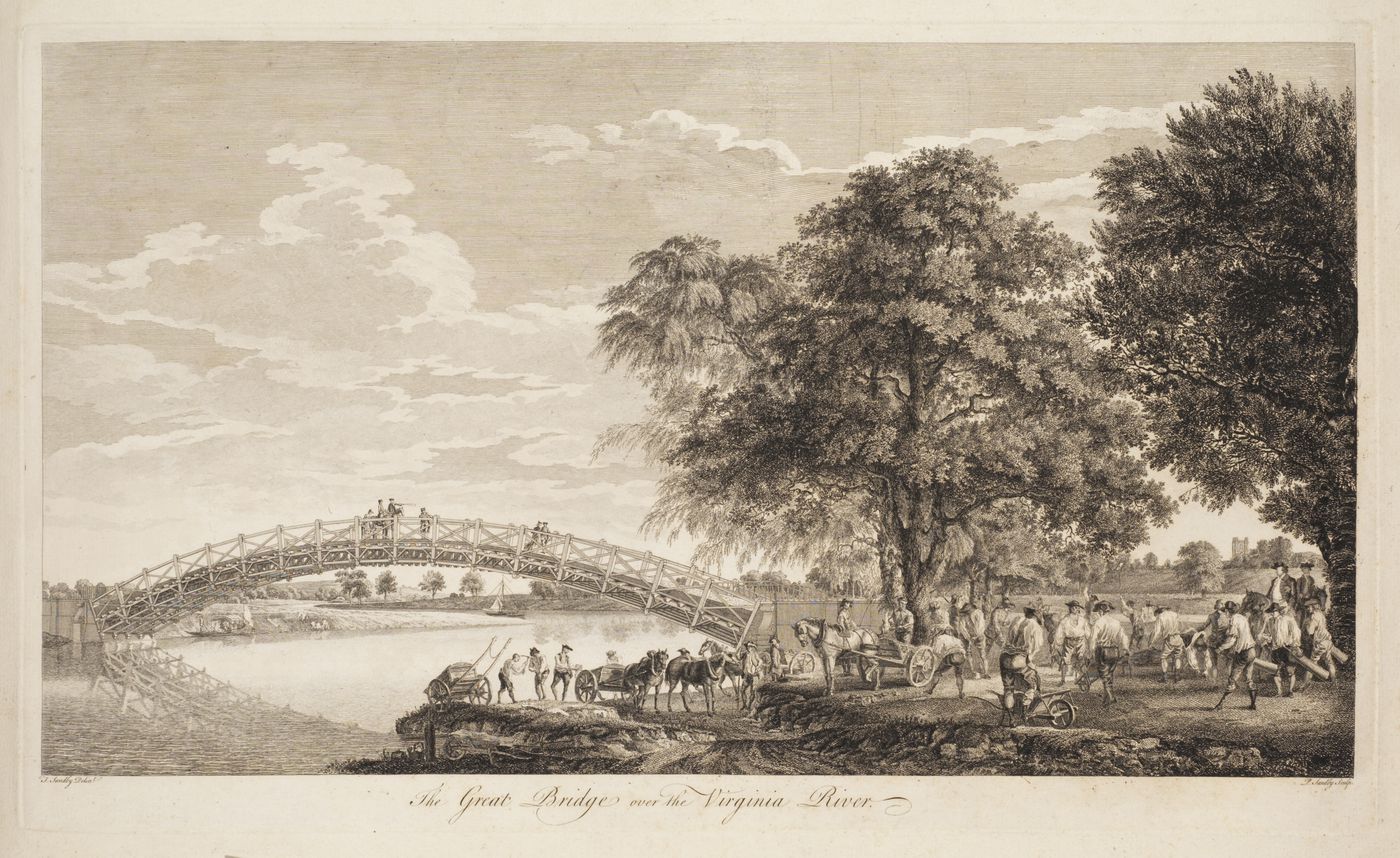 View of the Bridge over Virginia Water