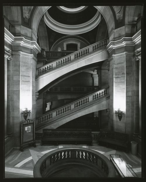Interior view of the rotunda, Essex County Courthouse, Newark, New Jersey