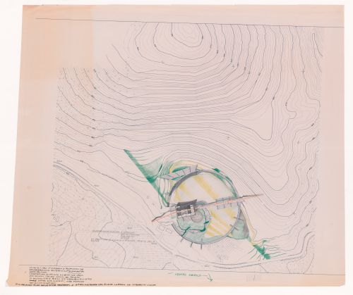 Site plan for Riqualificazione cava di San Carlo [Redevelopment San Carlo quarry], San Vincenzo, Livorno, Italy