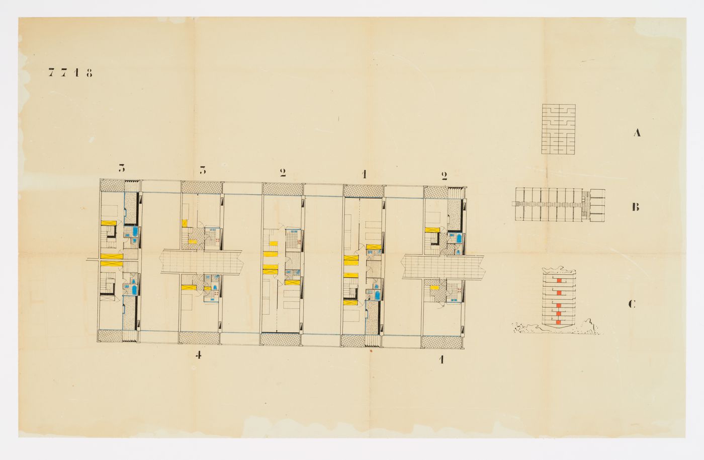 Plan for the Communal multi-story dwellings