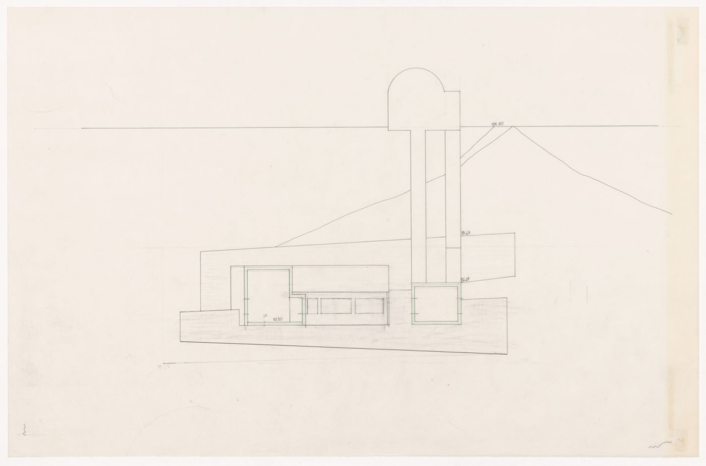 Section for Casa Mário Bahia [Mário Bahia house], Gondomar, Portugal