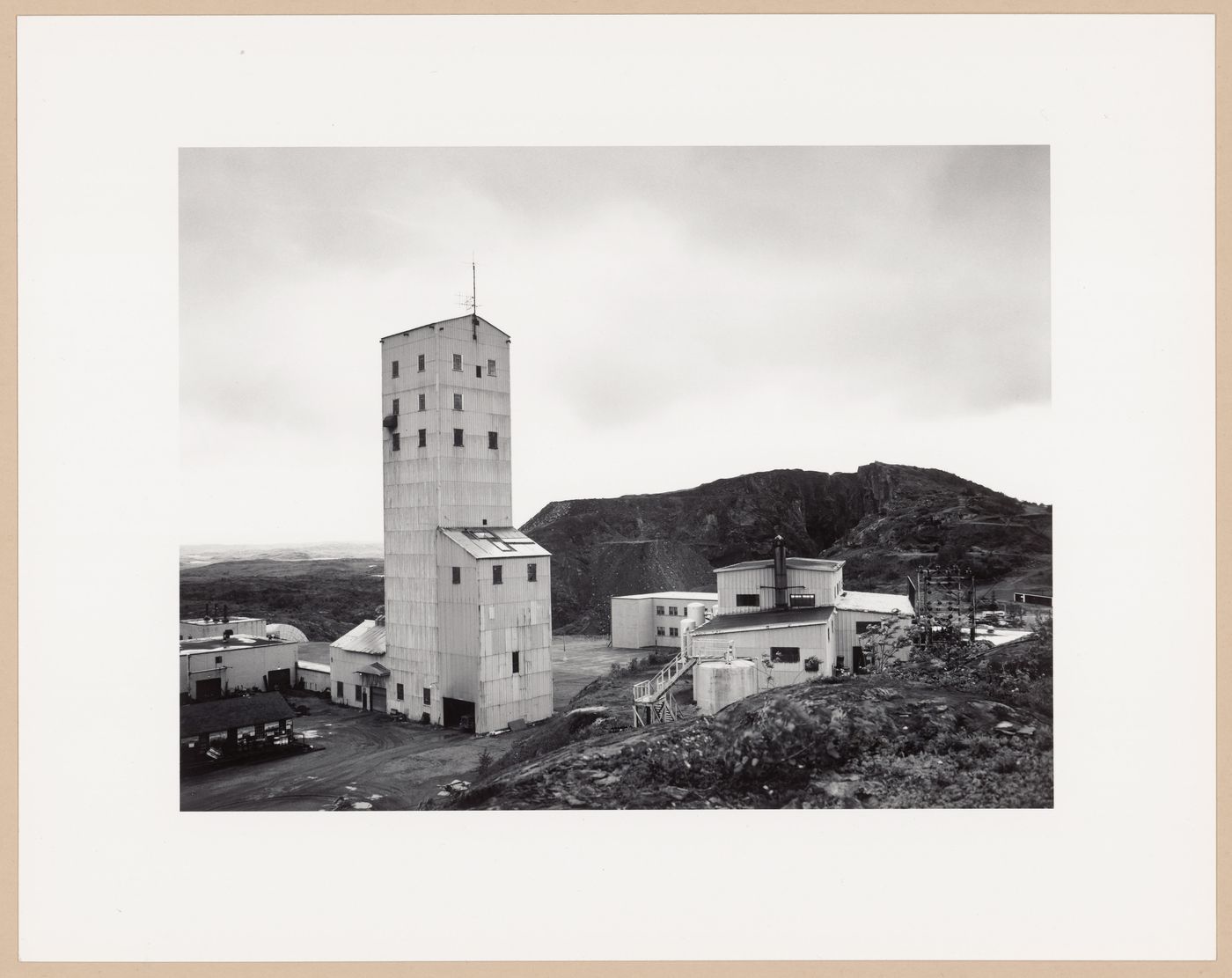 Headframe, Algoma Steel, Wawa, Ontario, from the series The Forms of Canadian Industrial Architecture