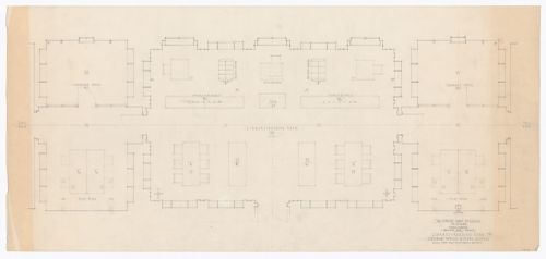 Plan de la bibliothèque pour Cour suprême du Canada, Ottawa, Ontario