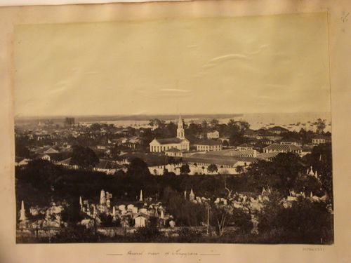 View of Singapore showing the Cathedral of the Good Shepherd