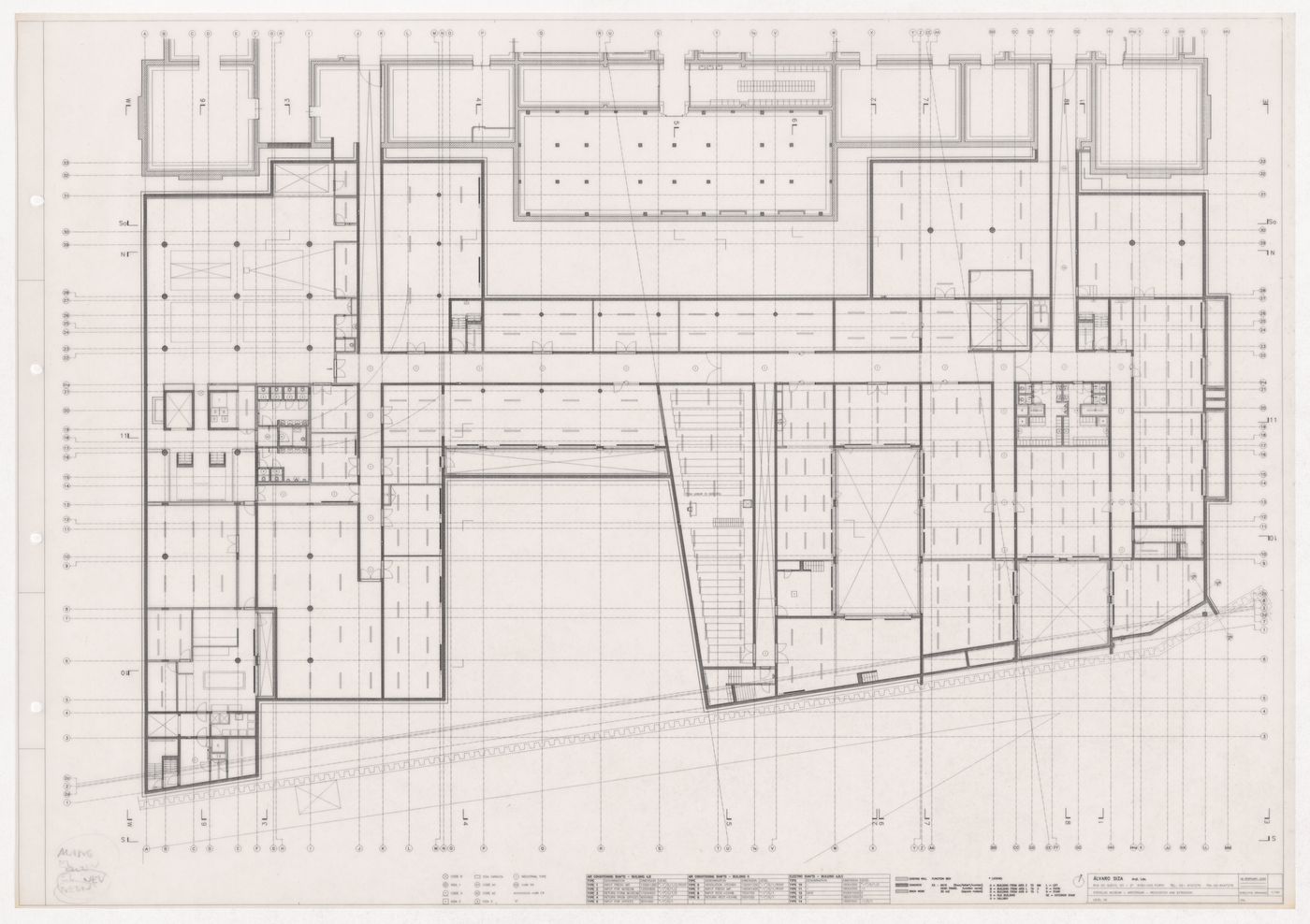 Level 00 plan for Renovação e extensão do Museu Stedelijk, Amsterdam, the Netherlands