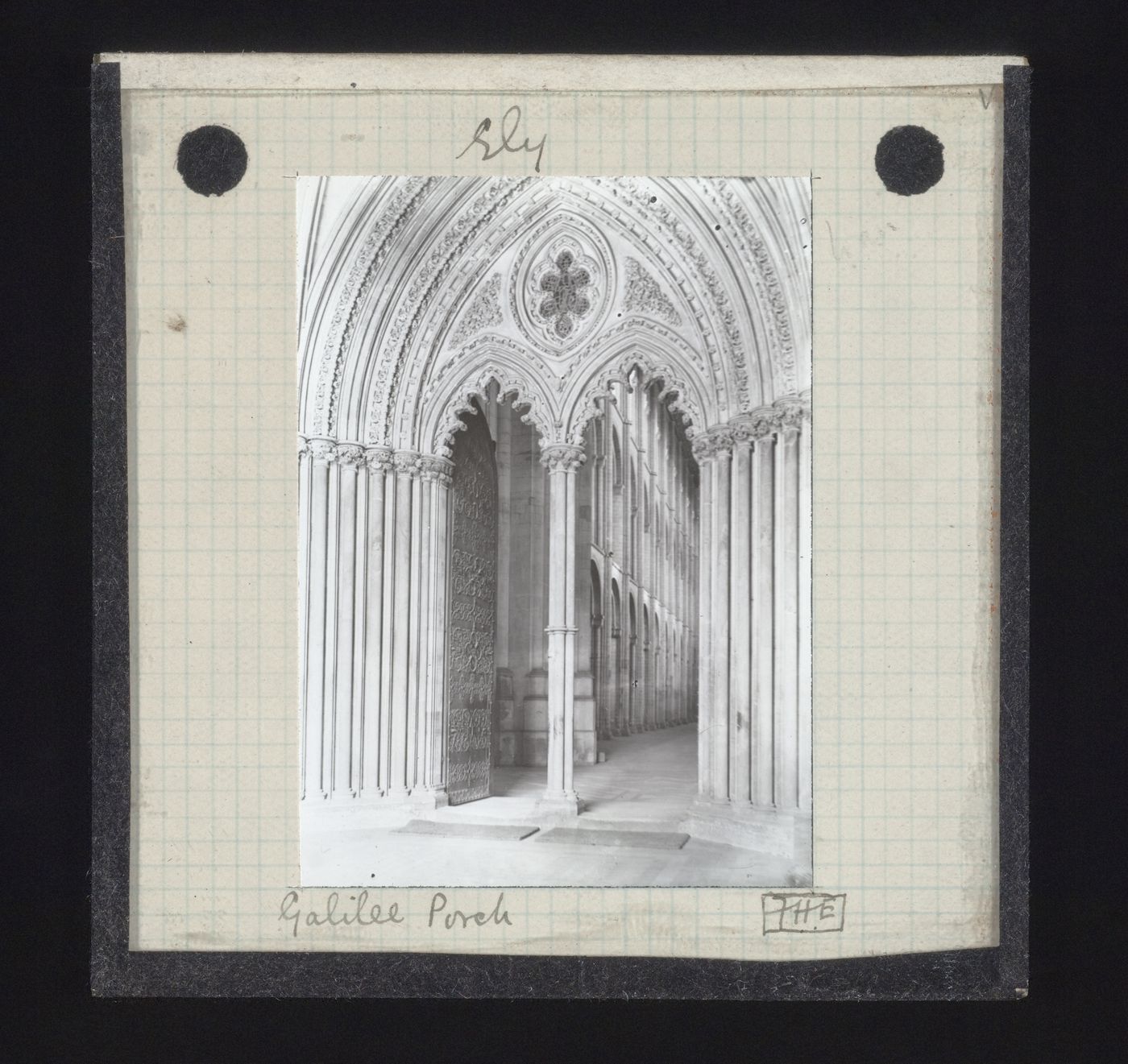 View of portal from Galilee Porch into nave, Ely Cathedral, Ely, Cambridgeshire, England