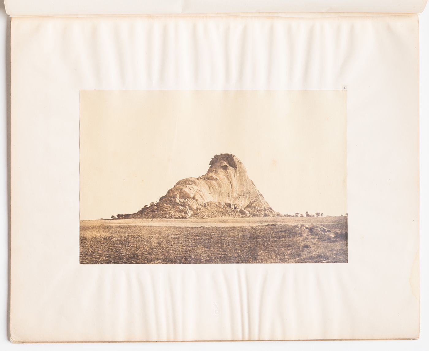 Between Chittumputty and Teramboor.  Elephant rock end view.