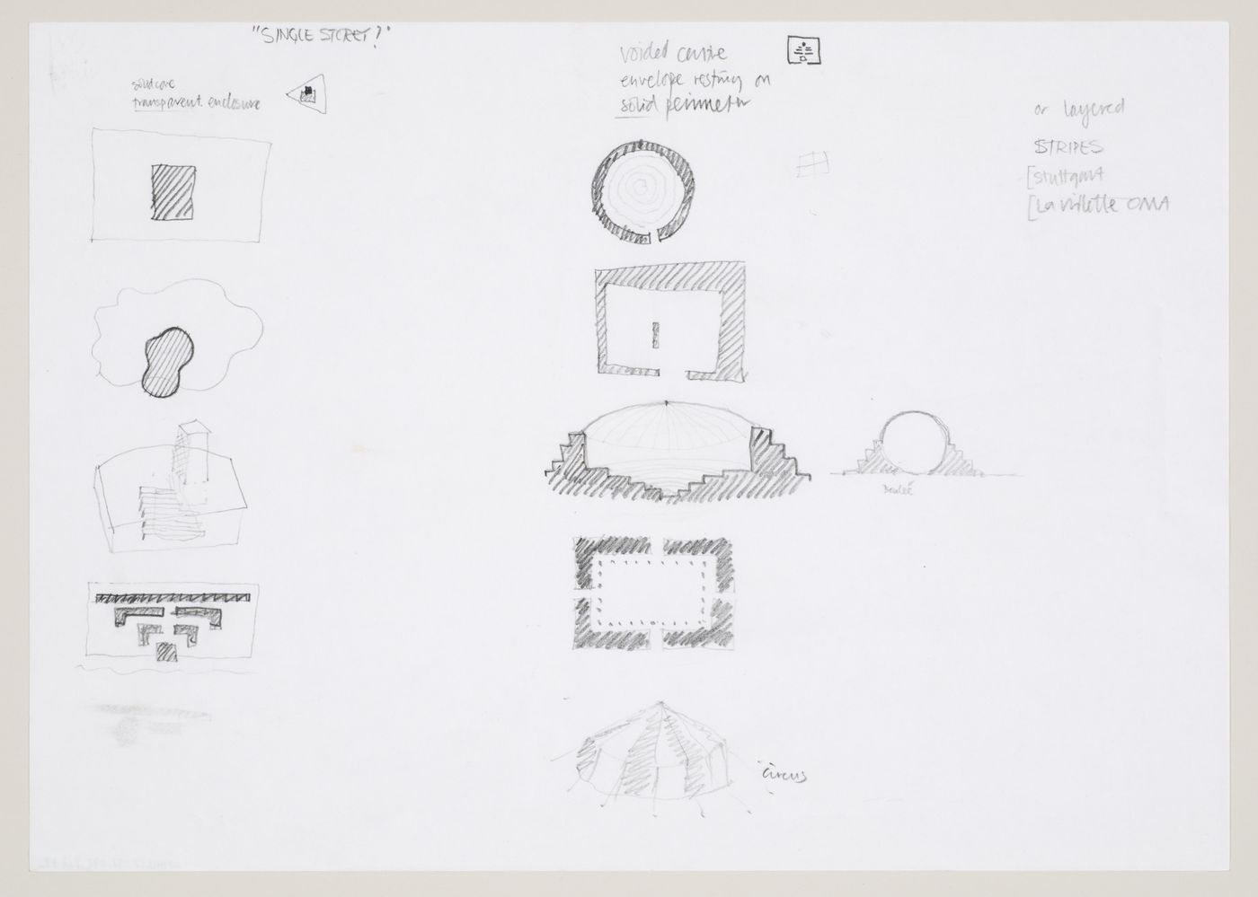 Bibliothèque de France, Paris, France: conceptual diagrams