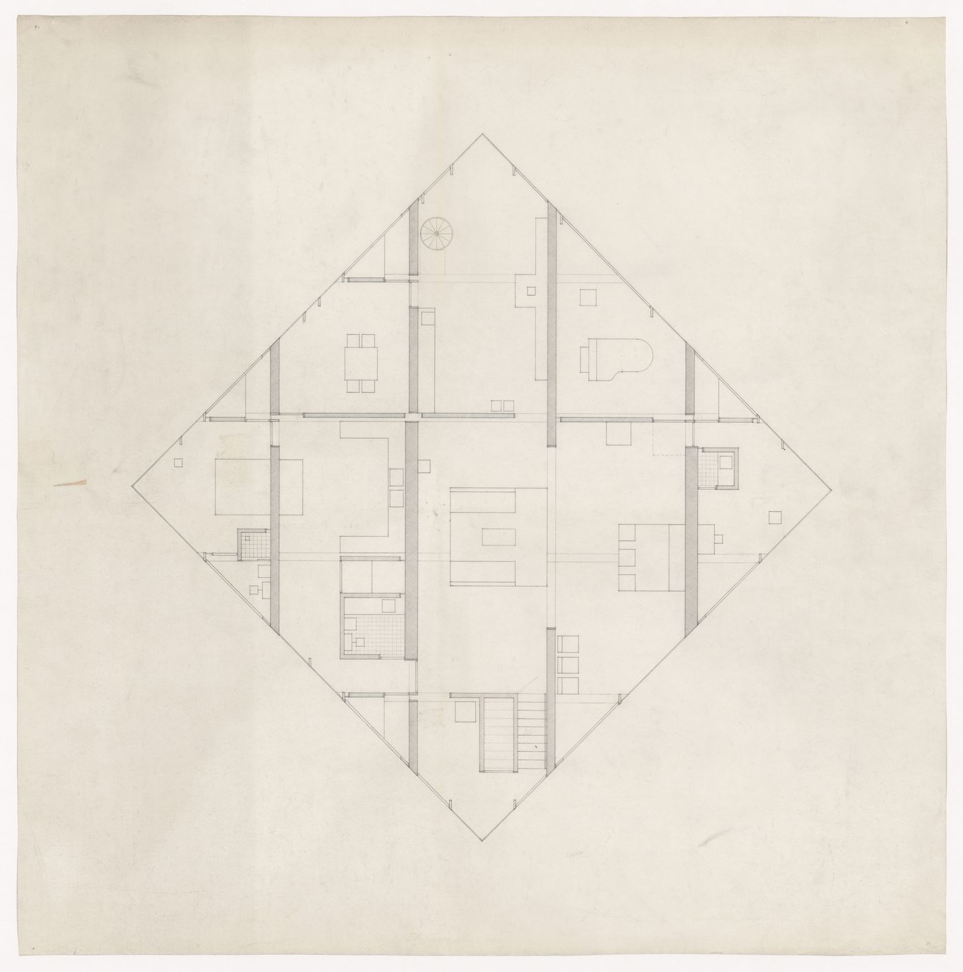 Plan for Diamond House B